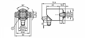 IFM RA3104 - Инкрементальный энкодер с полым валом