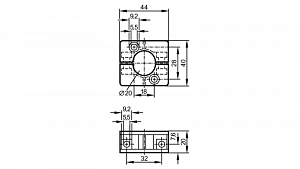 IFM E10016 - Монтажный адаптер