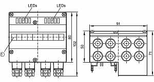 IFM AC2620 - Универсальный модуль AS-интерфейс