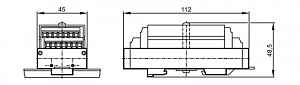 IFM AC2703 - Модуль безопасности AS-интерфейс для установки в шкаф управления