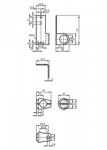 IFM E21241 - Монтажные наборы для отражателей