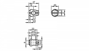 IFM E20843 - Монтажный набор для датчиков позиционирования