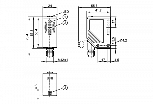 IFM DTA100 - RFID головка чтения/записи с AS-интерфейсом