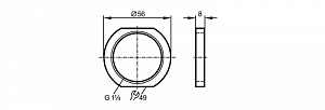 IFM E11030 - Гайка для монтажного адаптера
