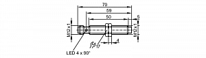 IFM IF6031 - индуктивный аналоговый датчик с IO-Link