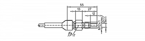 IFM SF121A - Датчик потока для подключения к оценочной электронике