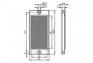 IFM E20453 - Рефлектор для рефлекторных датчиков