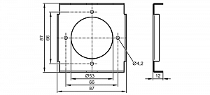 IFM EC0403 - Монтажная рама
