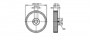 IFM E60138 - Измерительное колесо