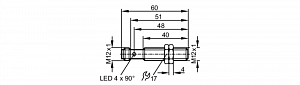 IFM IF5670 - Индуктивный датчик