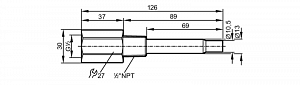 IFM E30397 - Защитная гильза с резьбой для датчиков температуры