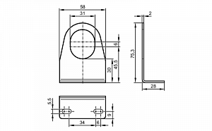 IFM E12487 - Угловой кронштейн