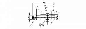 IFM DTM427 - RFID головка чтения/записи с интерфейсом CAN и протоколом SAE J 1939