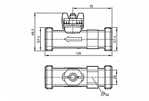IFM SV8050 - Вихревой датчик расхода
