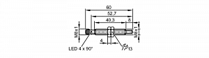 IFM IE5391 - Индуктивный датчик