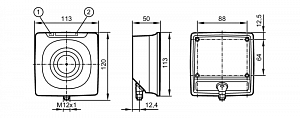 IFM DTC600 - RFID HF головка чтения/записи