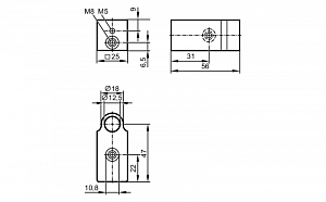 IFM E30468 - Монтажный адаптер