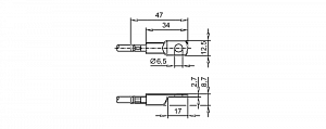IFM TS2239 - Датчик температуры с кабелем с привинчиваемым датчиком