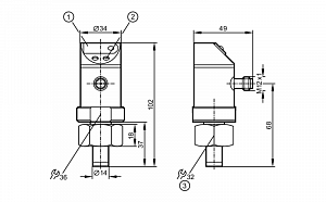 IFM SA3010 - Датчик потока