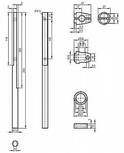 IFM E2D114 - Монтажный набор для устройства подсветки