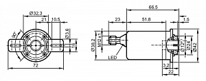 IFM RMA310 - Абсолютный многооборотный энкодер с полым валом