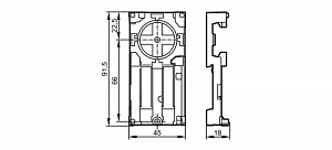 IFM E75000 - Нижняя часть для модуля AS-i