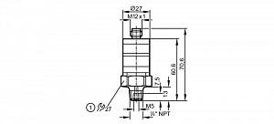 IFM PK6220 - Датчик давления с интуитивной настройкой точки переключения