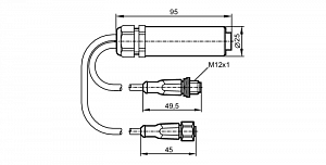 IFM E40211 - Teach-кнопка для датчиков потока