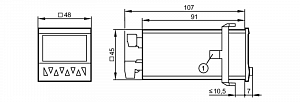IFM E89005 - счетчик с предварительным набором