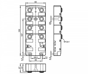 IFM AC2412 - AS-интерфейс модуль CompactLine