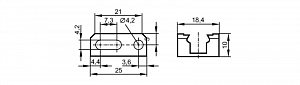 IFM E21114 - Монтажный адаптер
