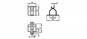 IFM E11534 - Монтажный зажим