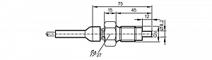 IFM SF311A - Датчик потока для подключения к оценочной электронике