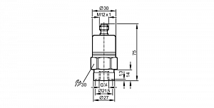 IFM PA3026 - Датчик давления с керамической измерительной ячейкой