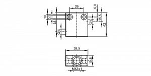 IFM E40434 - Присоединительный фитинг для небольшого расхода