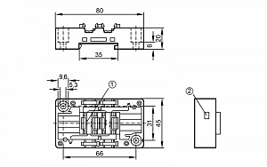 IFM AC5014 - Нижняя часть для модуля AS-i