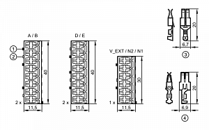 IFM EC0464 - Контакты и контактные корпусы