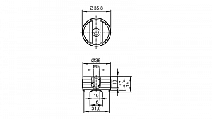 IFM E30491 - Магнитная рамка для датчиков вибрации