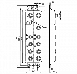 IFM AL200S - PROFIsafe IO-Link модуль