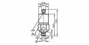 IFM PP001E - Датчик давления с керамической измерительной ячейкой