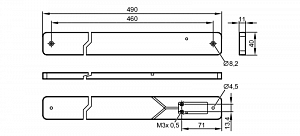 IFM E80392 - Адаптер для антенны RFID для повышения скорости движения