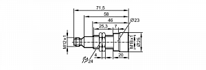 IFM GG714S - Индуктивный датчик безопасности