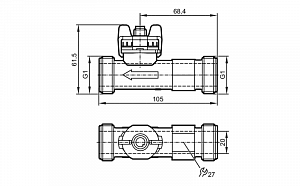 IFM SV7150 - Вихревой датчик расхода