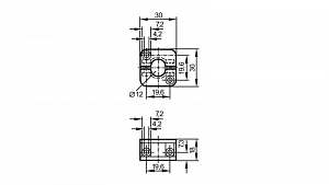 IFM E10015 - Монтажный адаптер