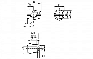 IFM E21109 - Зажим