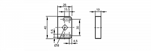 IFM E10579 - Распорка для индуктивных датчиков