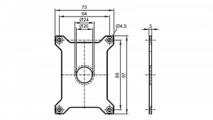 IFM E80336 - Монтажная доска