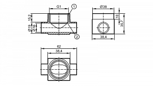 IFM E33252 - Тройник