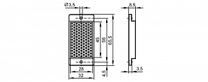 IFM E20452 - Рефлектор для рефлекторных датчиков