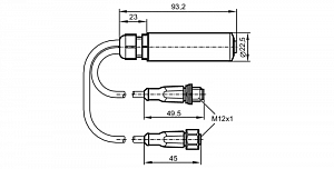 IFM E30425 - Кнопка режима обучения для датчиков давления